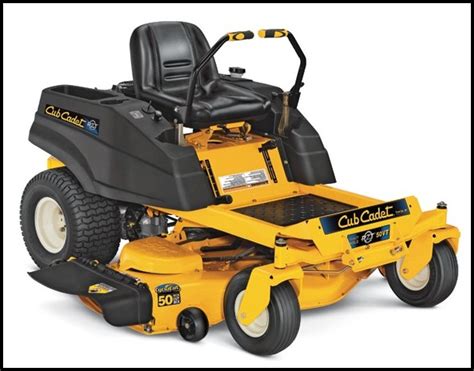 50-inch fabricated, 11-gauge, triple-blade AeroForce(TM) deck design that optimizes airflow and maximizes suction to reduce clumping during discharge and. . Cub cadet 50 inch zero turn